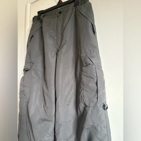 Pulse Charcoal Men's Cargo Ski Pants - Picture 3 of 5